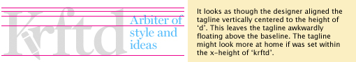 Krftd typography