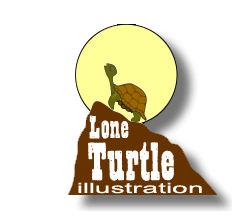 Lone Turtle Illustration Logo Critique Logo